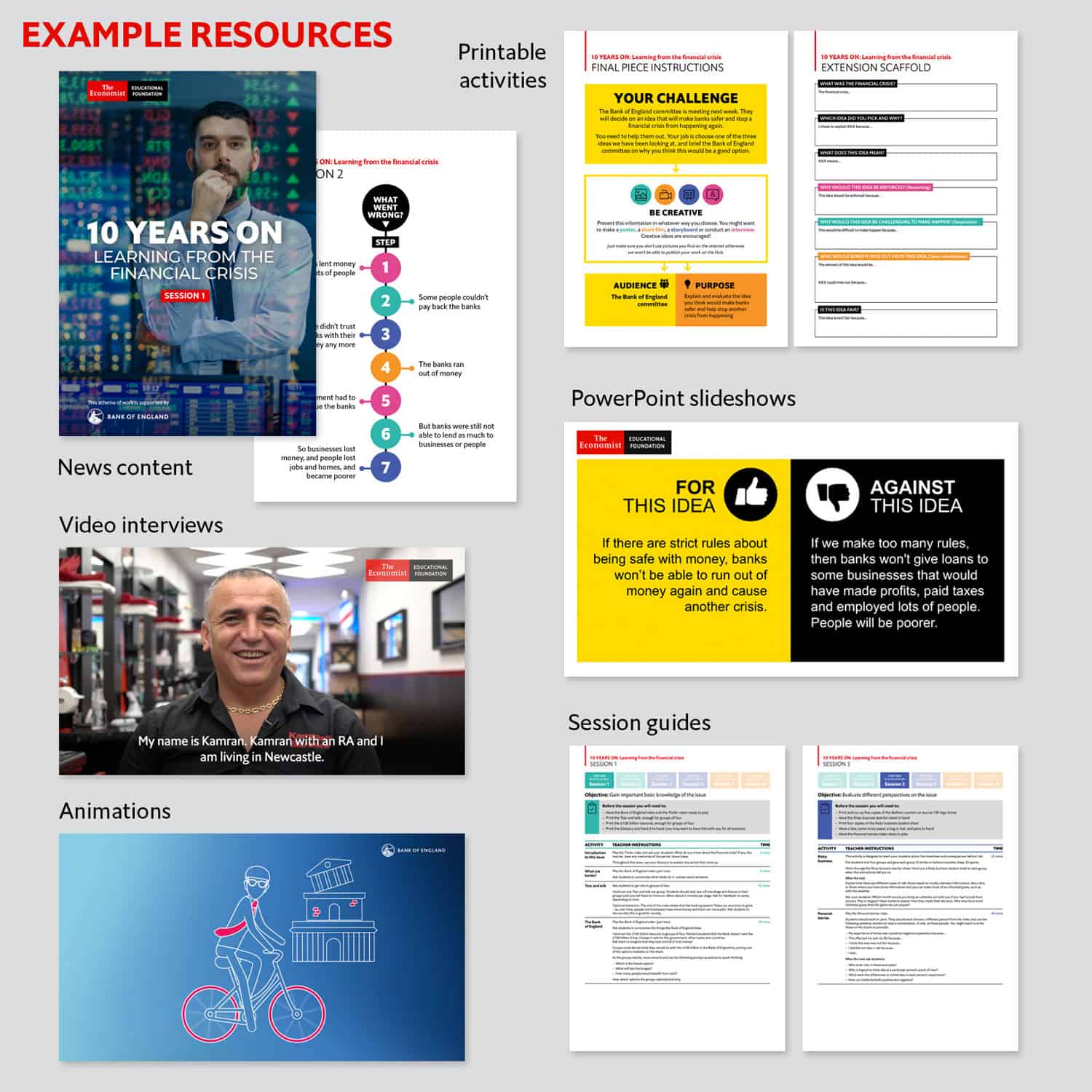 Example resources